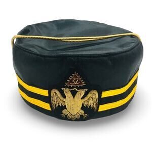Masonic 32nd Degree Scottish Rite Hat Cap